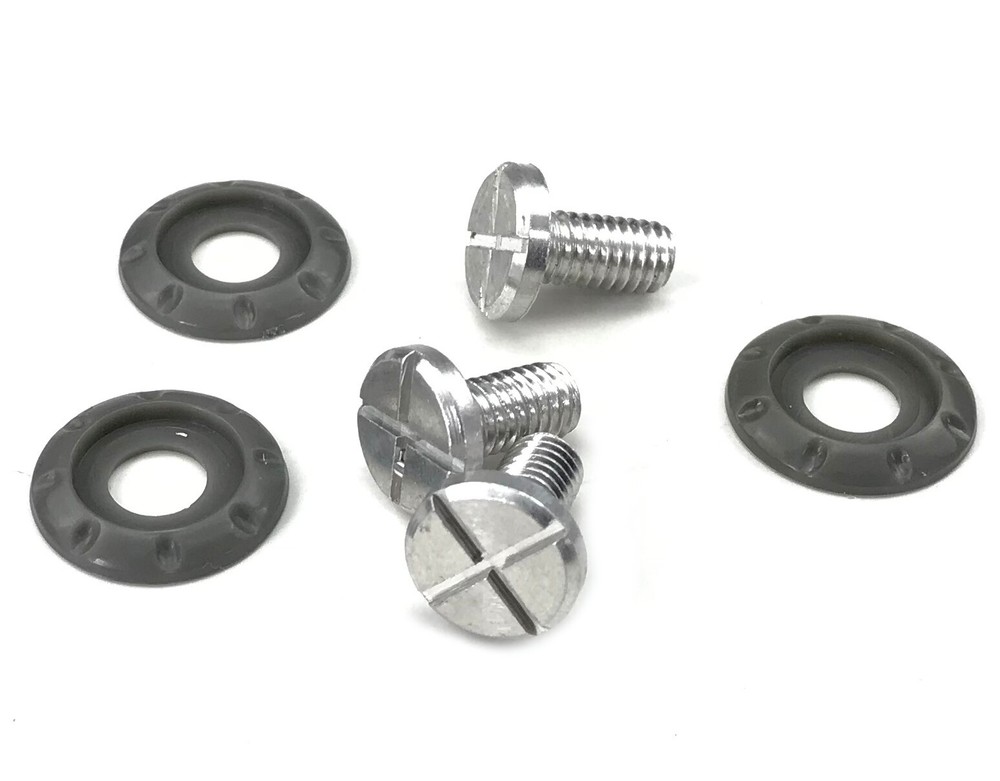 Castle CX100 Helmet Replacement Visor/Peak Screws Silver