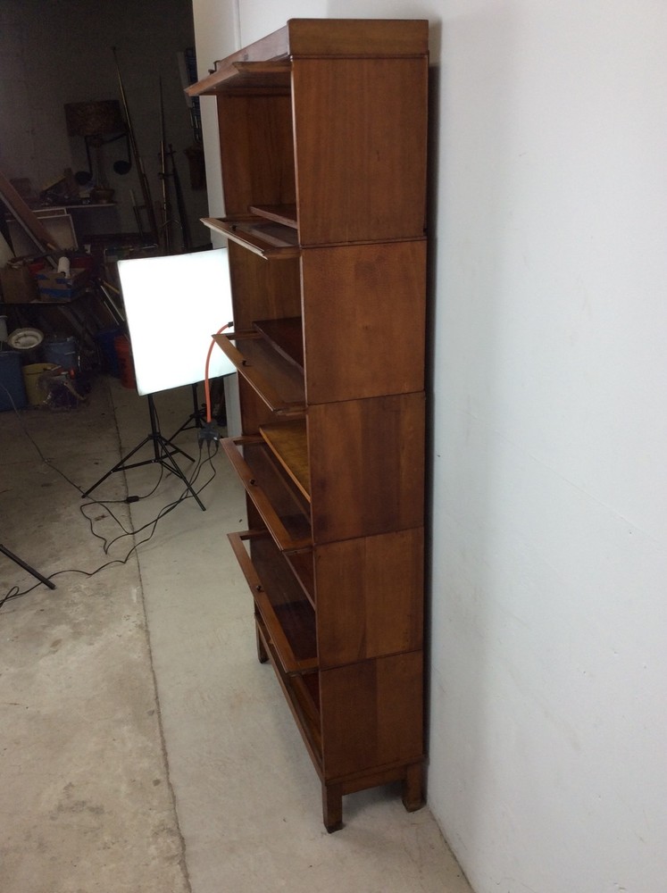 Antique 5 Stack Barrister Bookcase by Lindstrom