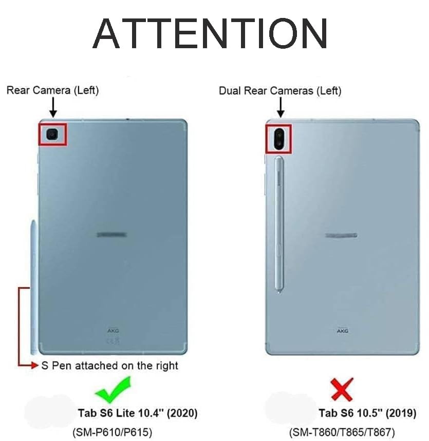 Compatible with Galaxy Tab S6 Lite S Pen Replacement Compatible with Black