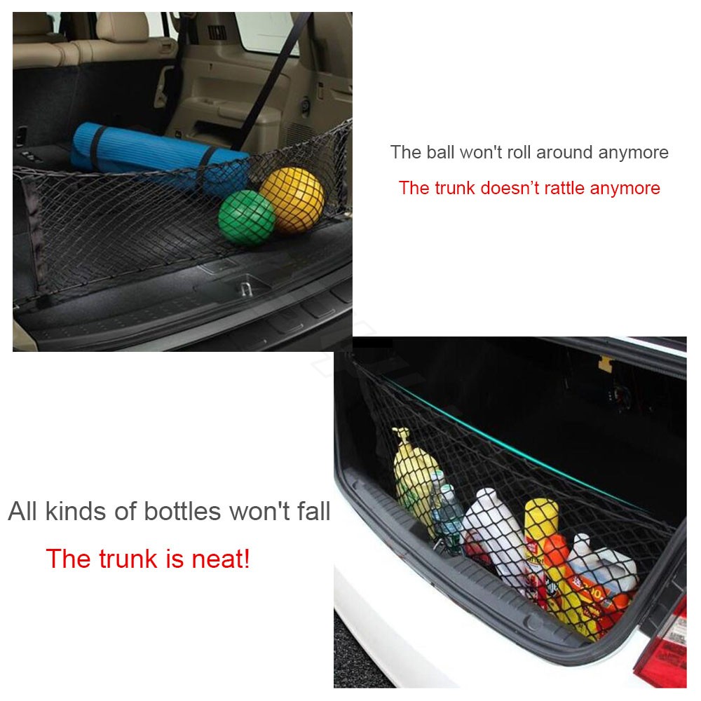 Rear Trunk Envelope Style Mesh Organizer Cargo Net FOR SUBARU OUTBACK 2000-2025