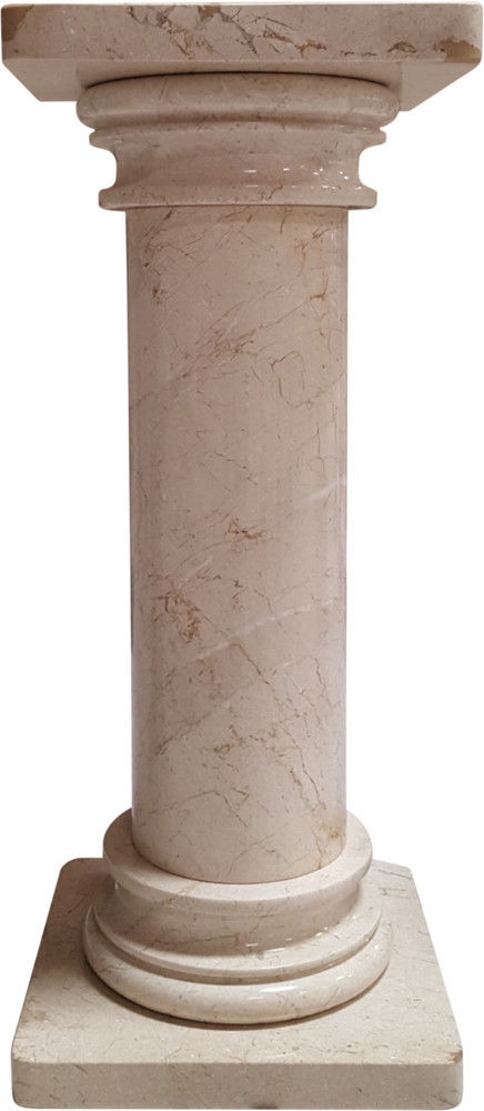 Solid Marble Pedestal Column 42" Tall. Pickup Only.