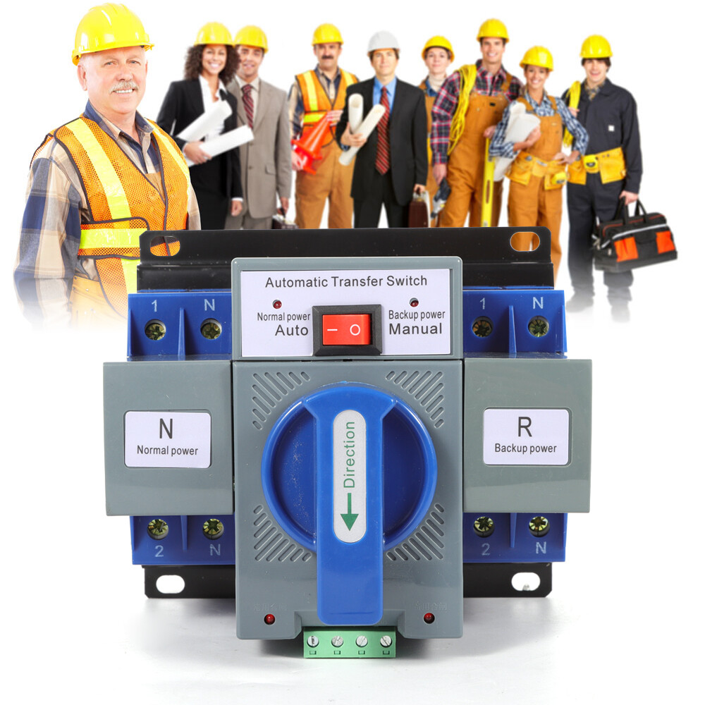 2P 63A Dual Power Automatic Transfer Switch 60HZ Changeover Transfer Switch tool