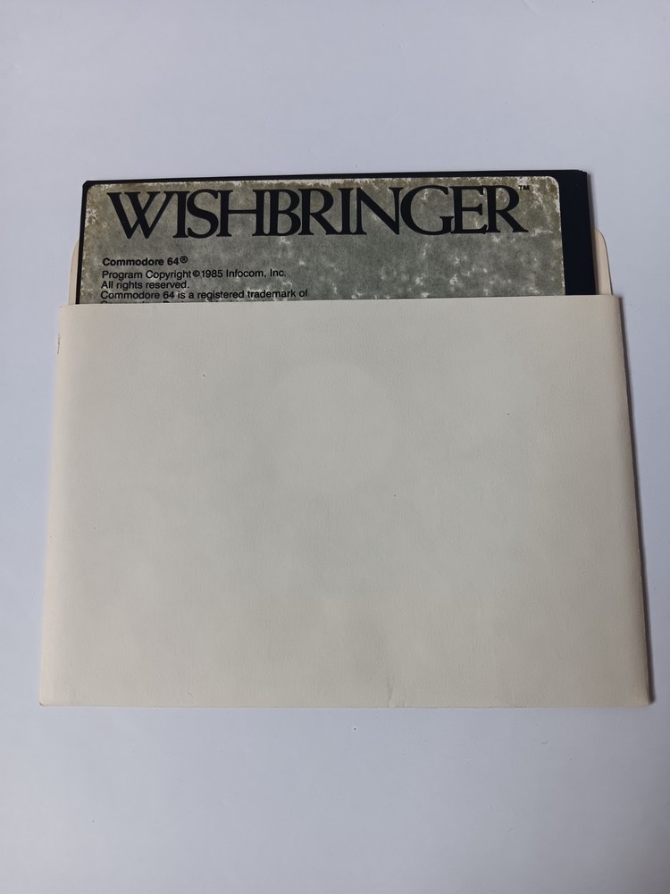 Commodore 64 Wishbringer Floppy Disk Only Computer Game Software Tested/Works