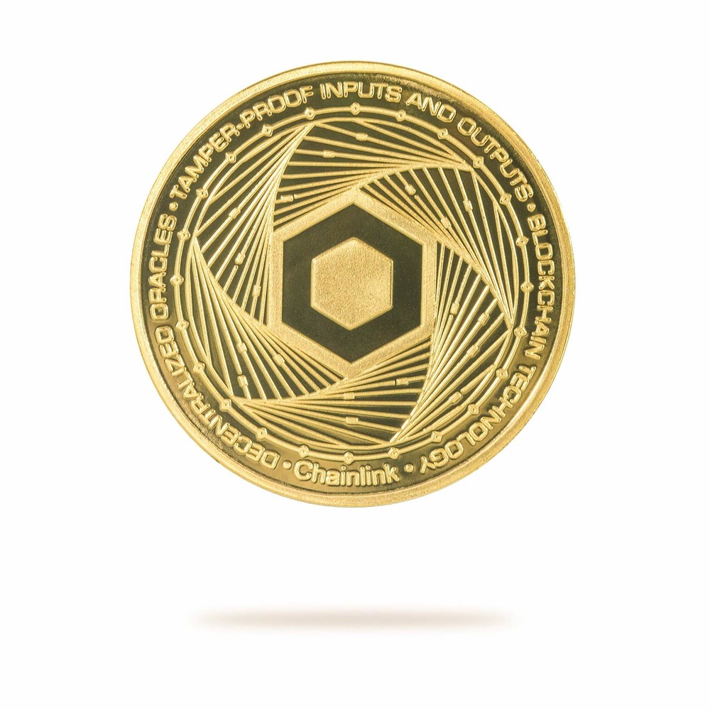 Cryptochips | Chainlink (LINK) Physical Crypto Coin | Collectable Cryptocurrency