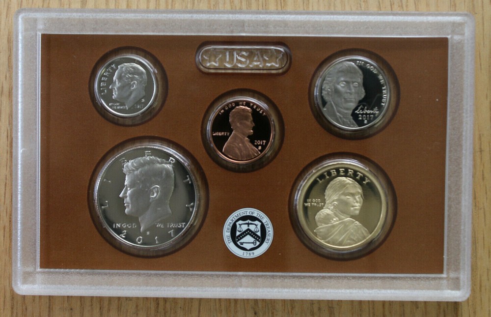 2017 S Clad Proof Set - US Mint - 10 Coins - OGP