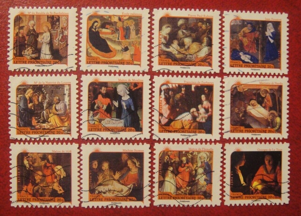 France 2011. Christmas. Full Set Used.