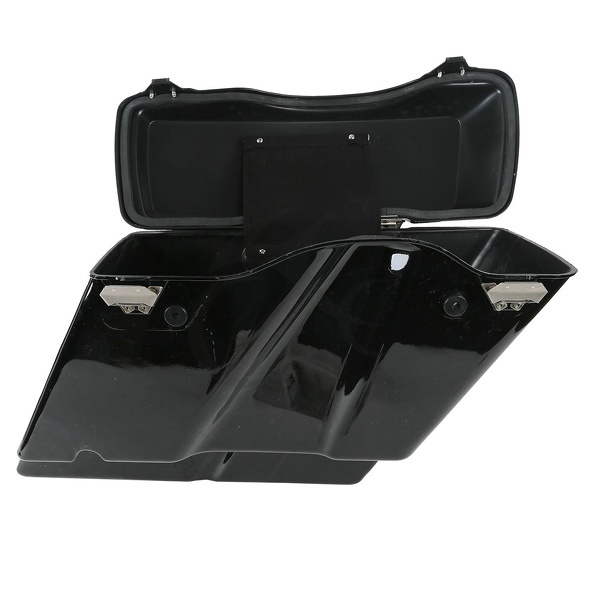 5'' Stretched Saddlebags & Conversion Bracket Kit Fit For Harley Softail 84-17