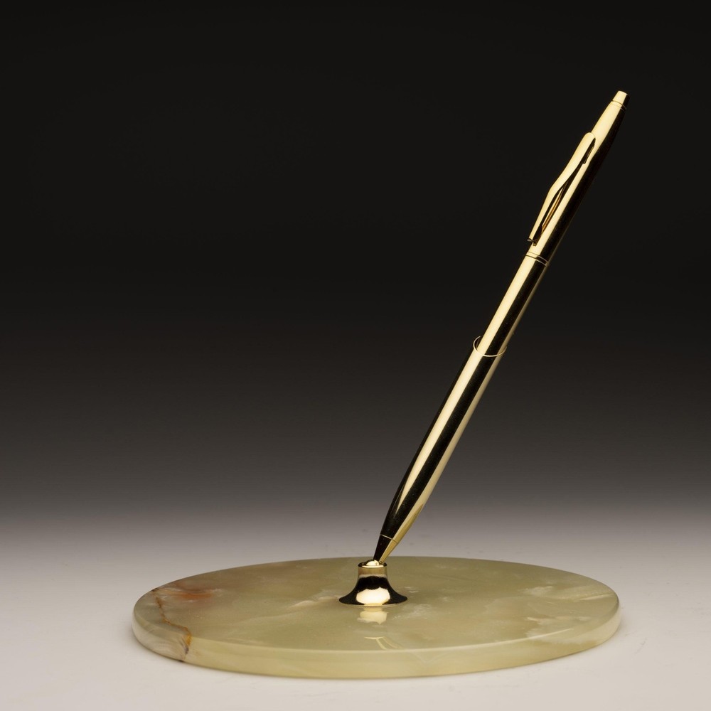 Banded Onyx Pen Stand // Ver. 2