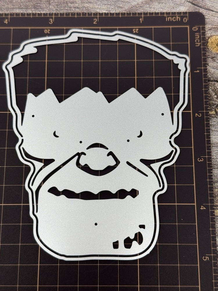 Universal Thin Metal Die Cut Tool Hulk Face Marvel Character Comic