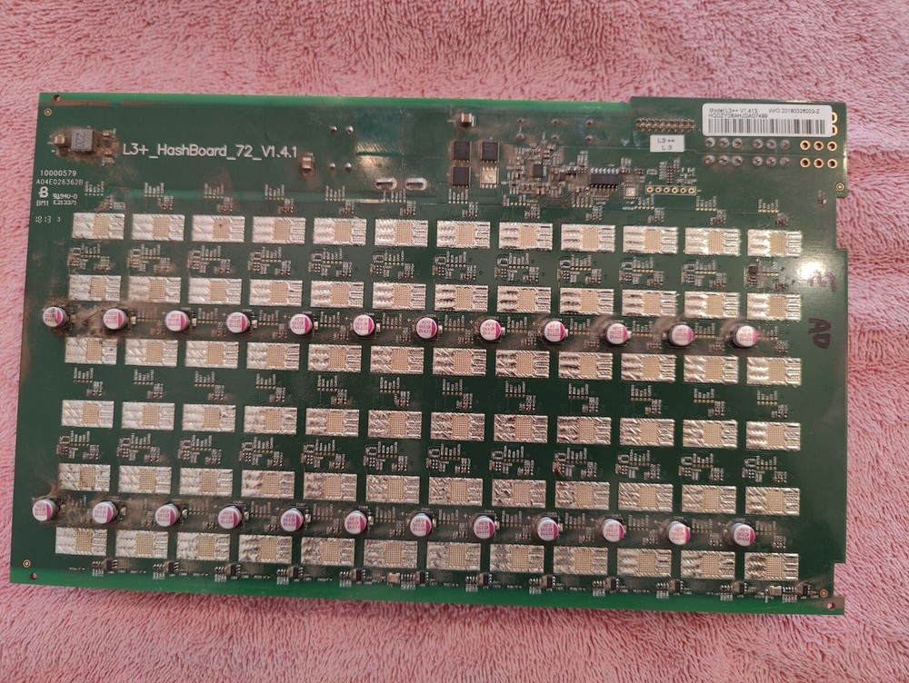 Antminer L3+ Hashboard TESTED AND FULLY WORKING
