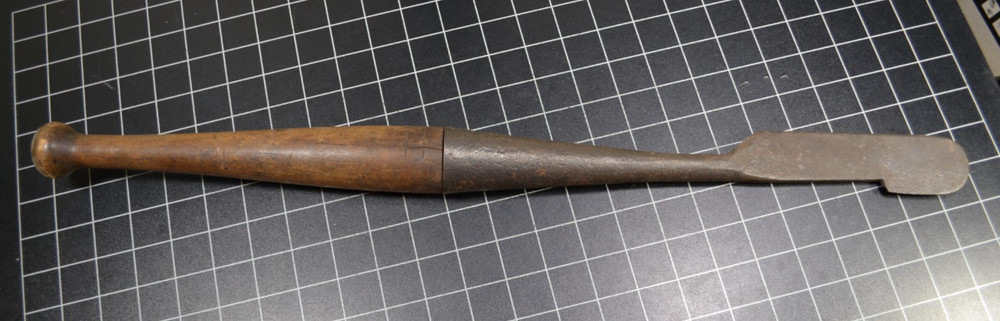 BARK SPUD - BLACKSMITH MADE - ALL ORIGINAL