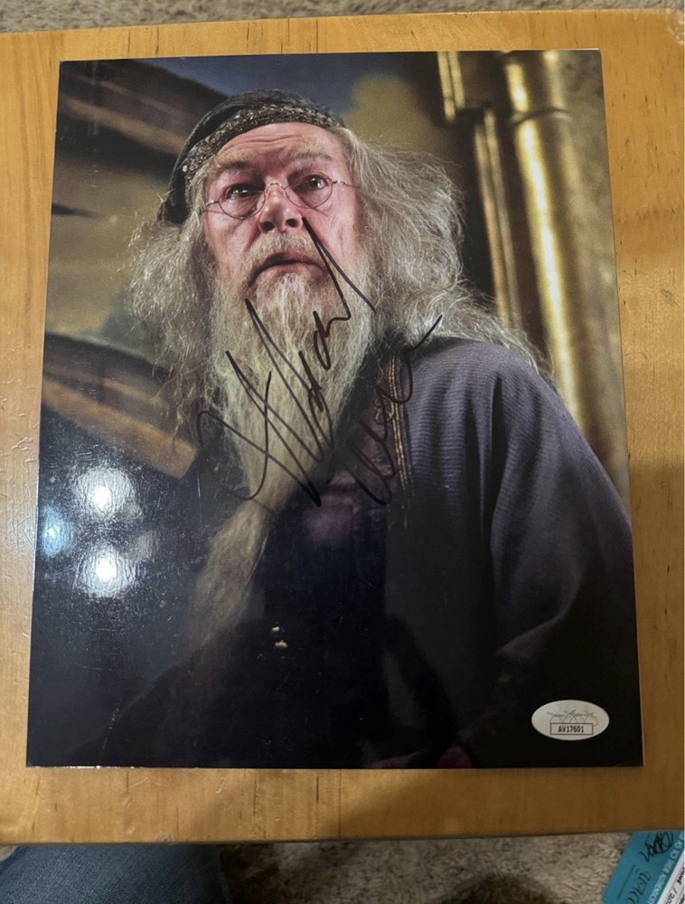 Michael Gambon Signed Dumbledore 8x10