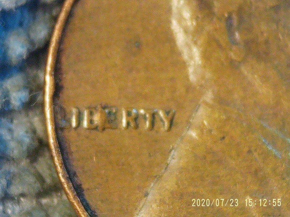 1955 d penny error
