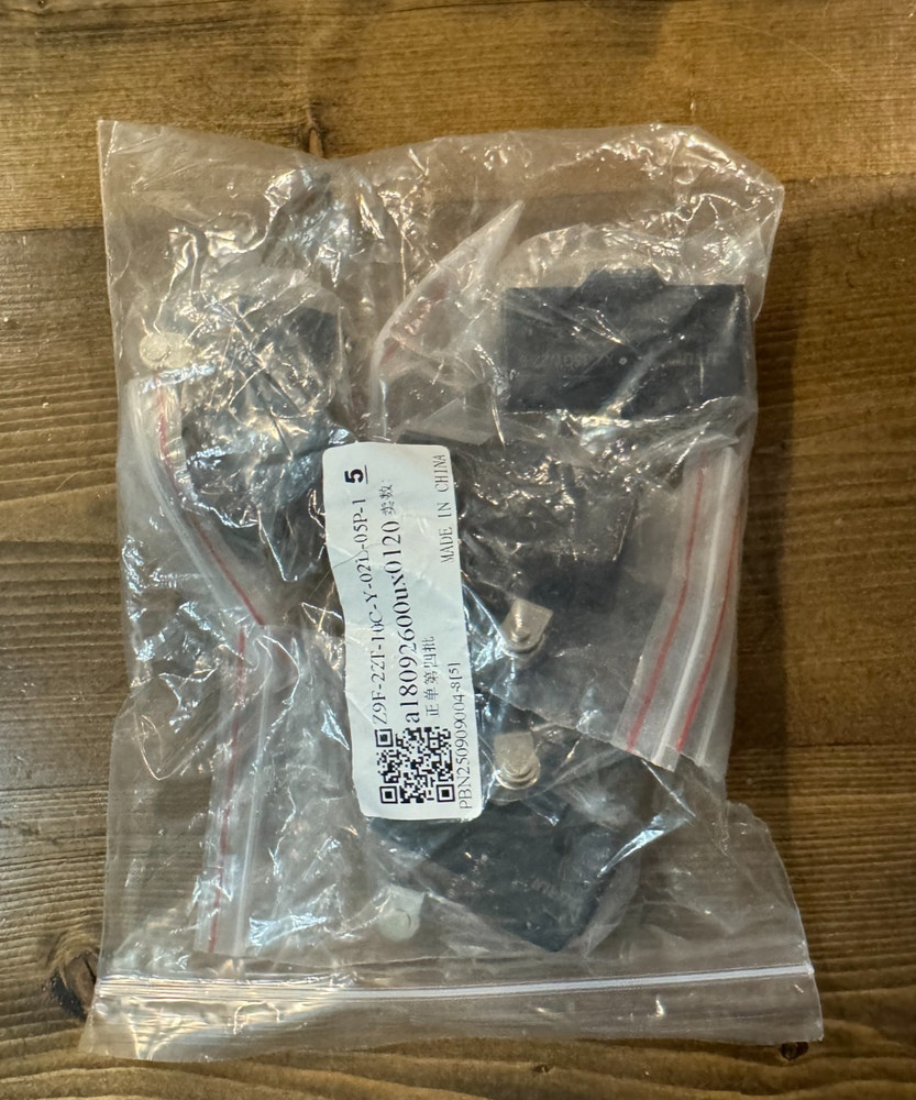 5 Pack Uxcell XZ-15GW22-B AC Panel Mount Roller Snap Button Type Micro Switch