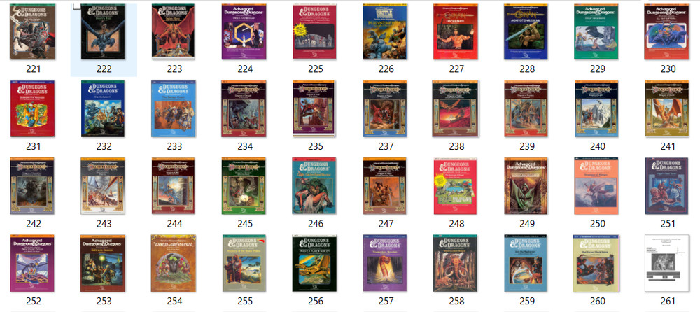 Huge D & D Mixed 3 Version Collection Books Module's User Guide 550+ PDF