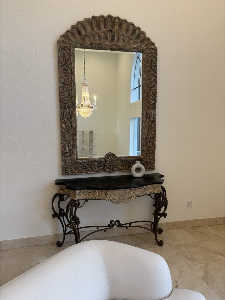 Wall Mirror 80 By 54”. Ornate Frame