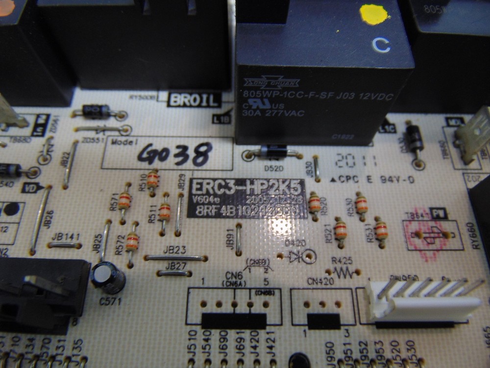 GE Electric Range PS968SP3SS Control Board 164D6476G038