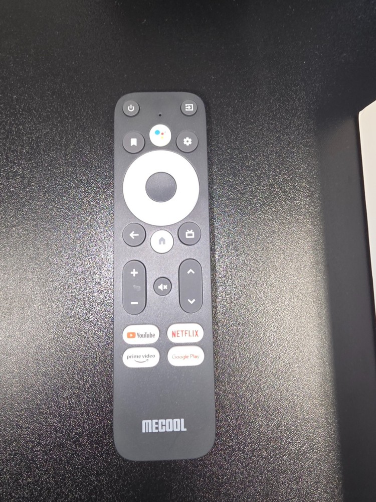 Remote Control For MECOOL/ONN Android TV Box Google Assistant BLACK
