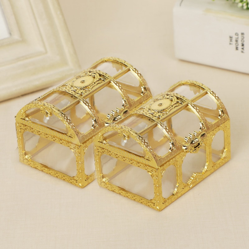 Vintage Golden Chest See-Through