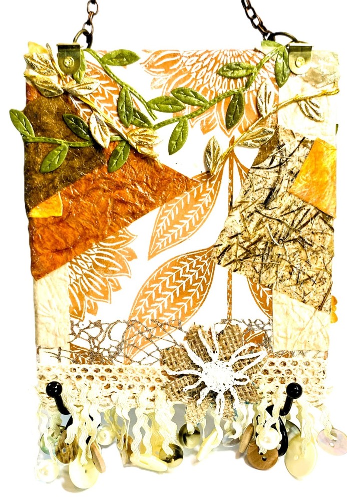 Unique Mixed Media Hanging Art Boards