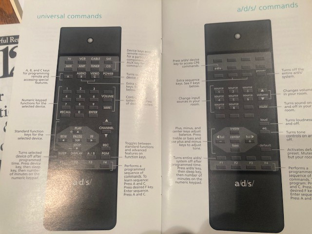 ADS RC12 Remote NEW in Box