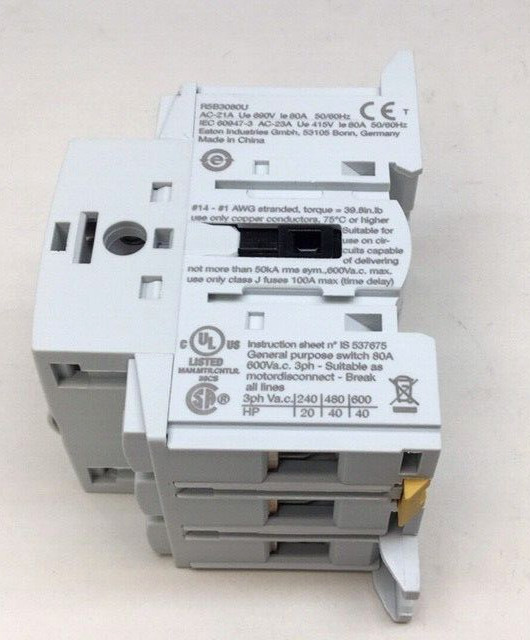 Eaton R5B3080U Rotary Disconnect Switch