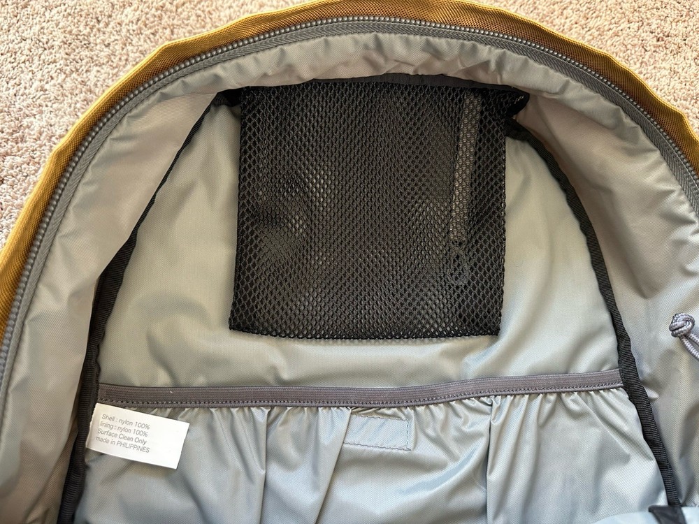 Beams Japan 2 Compartment Day Pack, Tan, New Without Tags