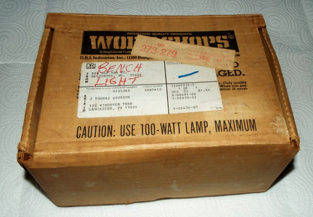 VINTAGE 1982 NOS WORK SHOPS MULTI-LITE DRI INDUSTRIES ORIGINAL BOX READ!!!