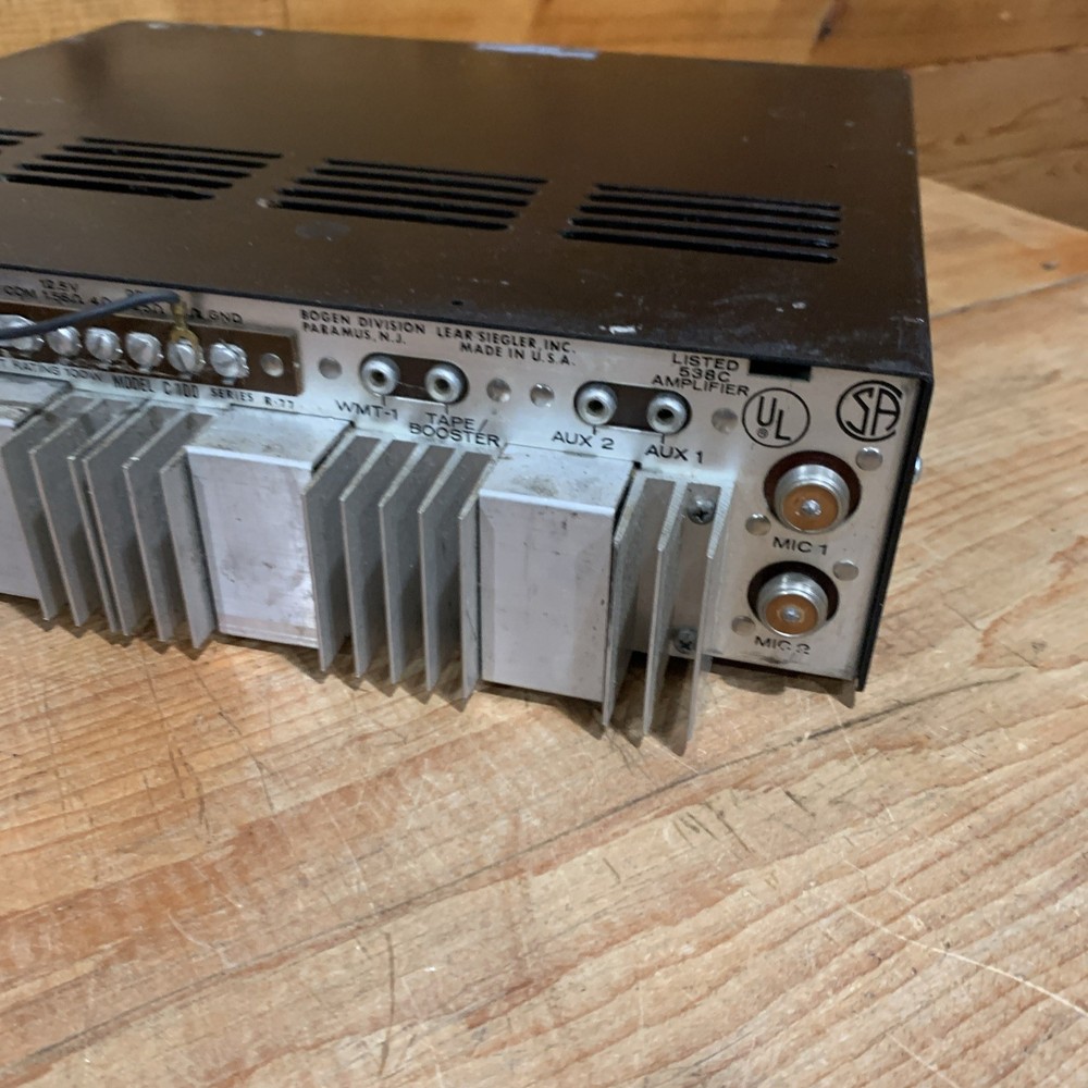 Vintage Bogen Challenger Model: C-35 Amplifier Untested #504