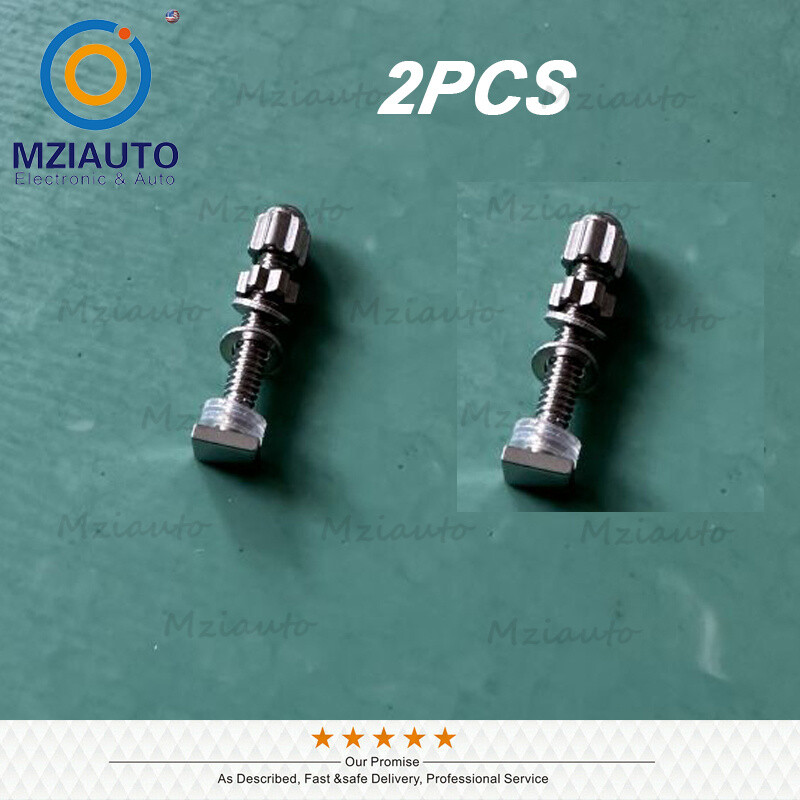 2PCS 2.5mm Silver Replace For C ar tier Eyeglasses Frame Square Screw & Bolt Set