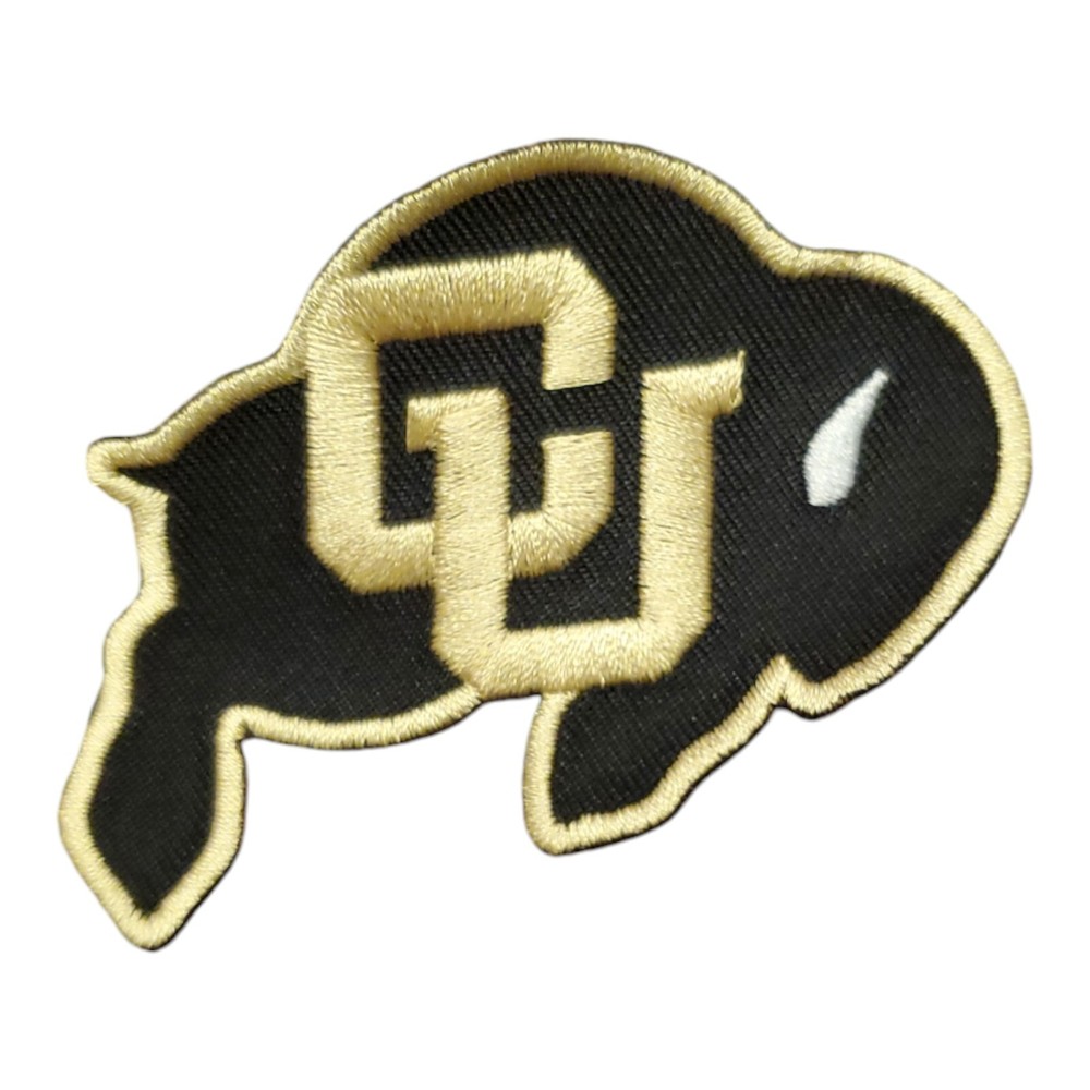 Colorado Buffaloes Patch. Fully Embroidered. Iron On Backing 3"X2"