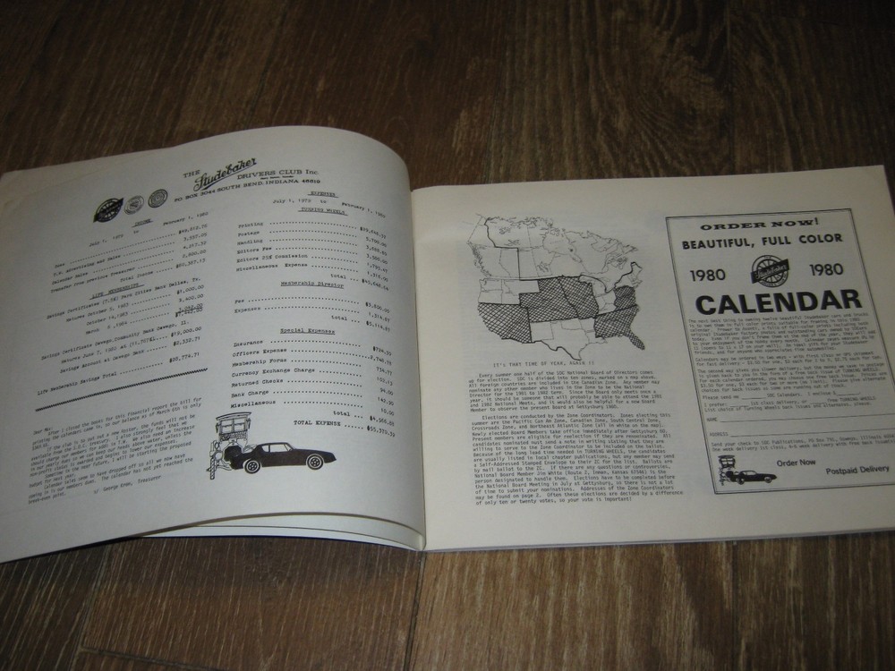 April 1980 Studebaker Turning Wheels Bulletin Studebaker