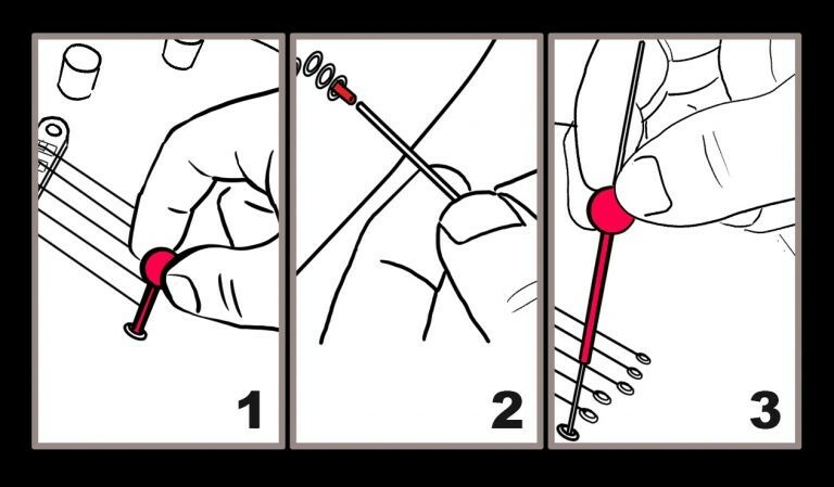 HALLOWEEN Guitar Speedle String tool stinging electric through strings bridge