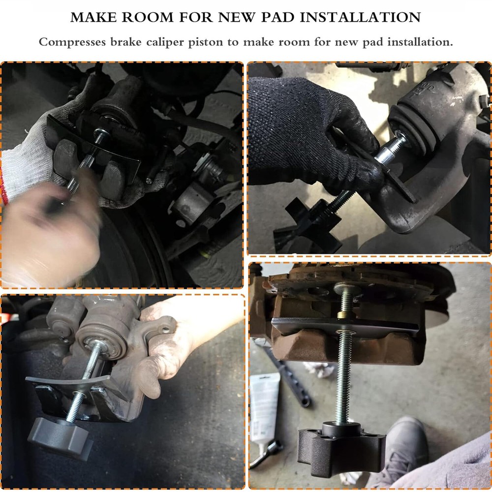 Disc Brake Pad Spreader Installation Caliper Pistion Compressor Press Tool