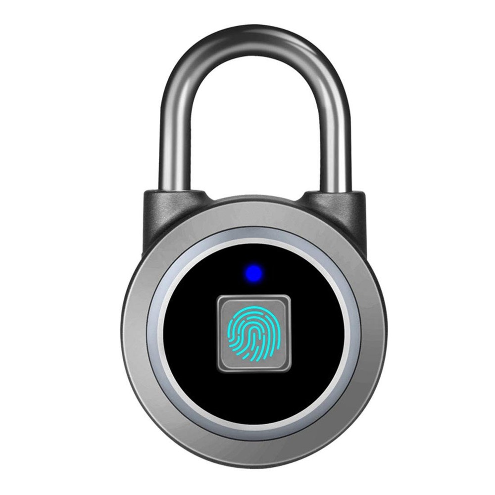 MEGAFEIS Smart Fingerprint Padlock Bluetooth Lock Mobile APP Keyless 80 Char Max