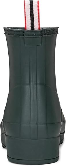 Hunter Women's Play Short Pull On Waterproof Ankle Rain Boots Arctic Moss Size 6