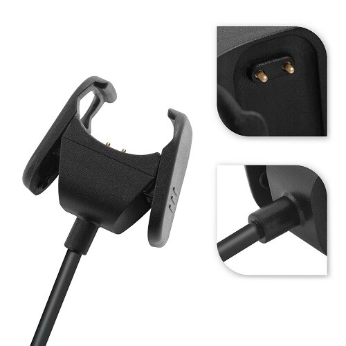 Replacement USB Charger Charging Cable Dock 3ft For Fitbit Charge 3 / Charge 4