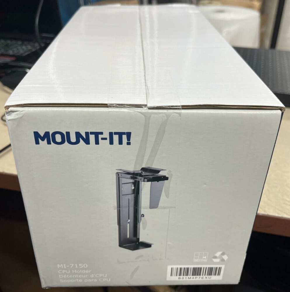 Mount-It MI-7150 CPU Under Desk Mount Computer Tower Holder