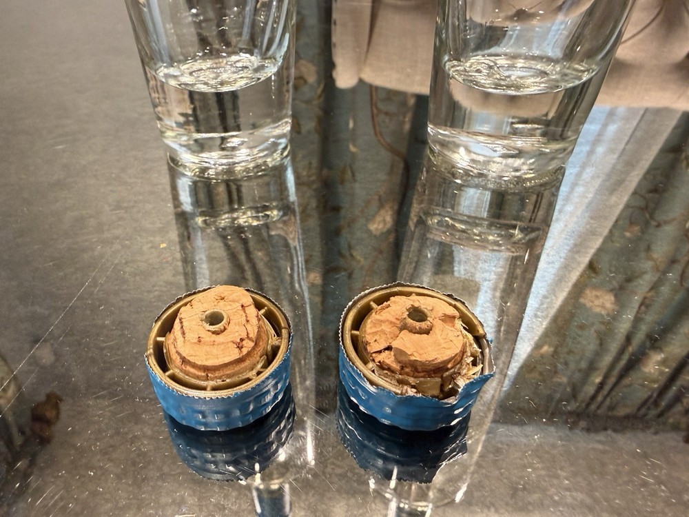 2x Hennessy Kenzo Blue 1990s Empty Bottles