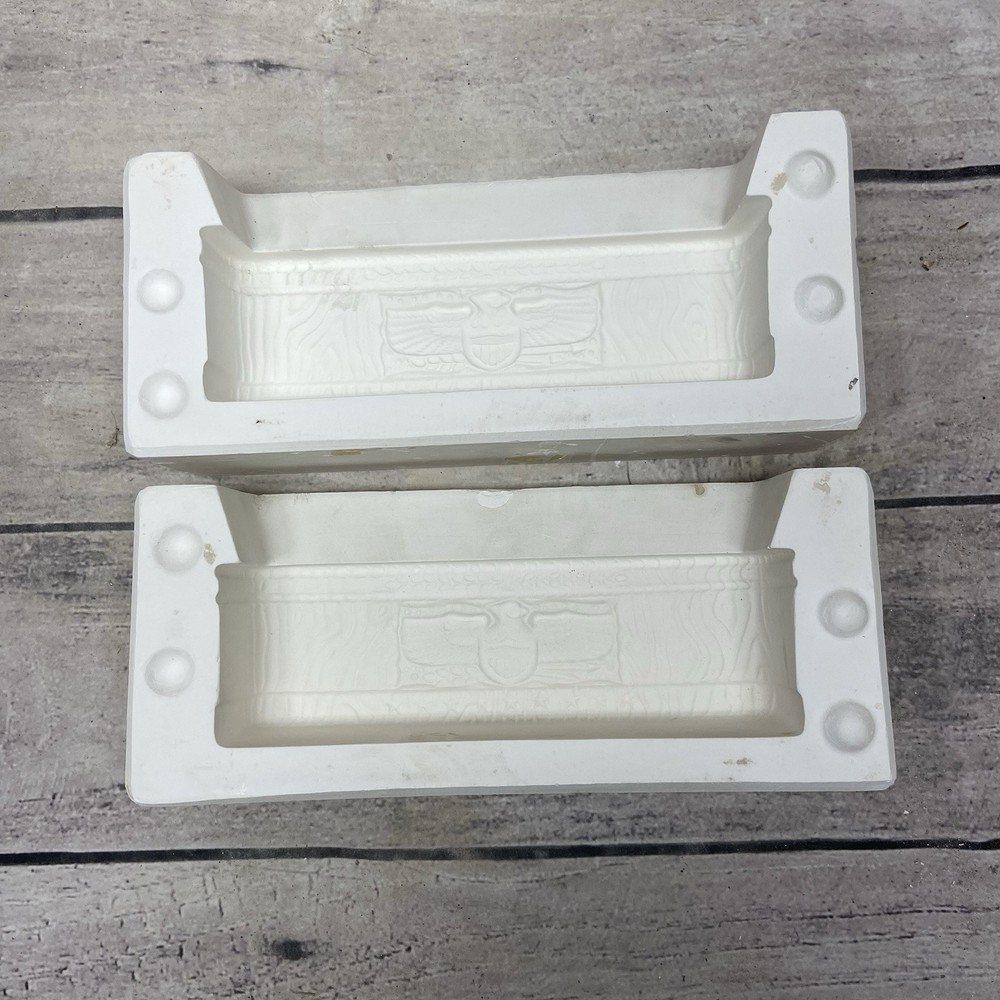 Ceramic Slip Casting Mold Square Eagle Planter #272