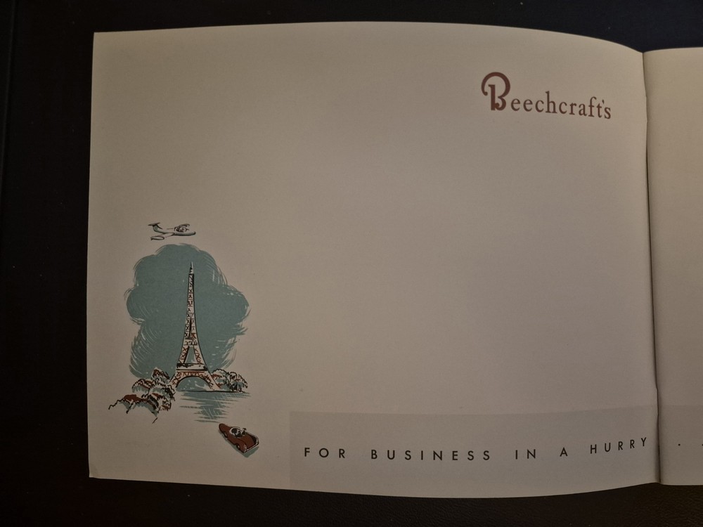 Original Beechcraft MS760 Brochure Will Be Professionally Packaged