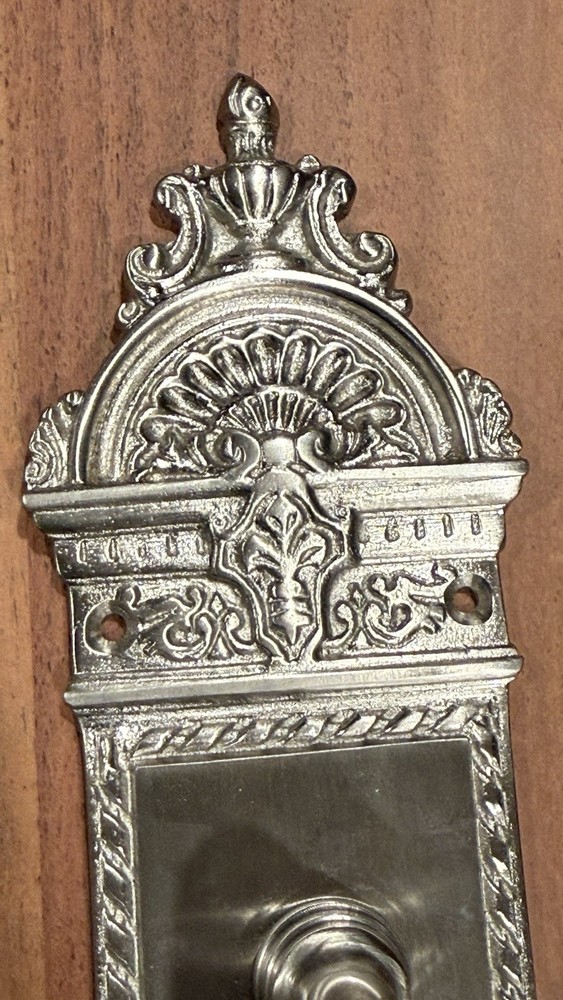 Large 16” Ornate Victorian Style Door Pull Push Plate Architectural Hardware