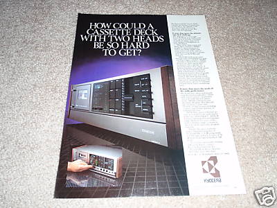 Kyocera D-801 Cassette Deck Ad from 1982