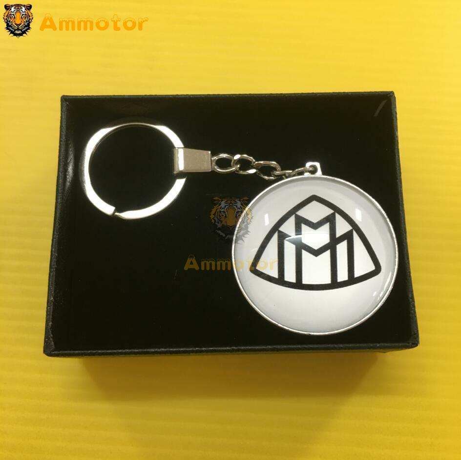 Double Side 3D logo New Car Key Ring Chain for S C E Class