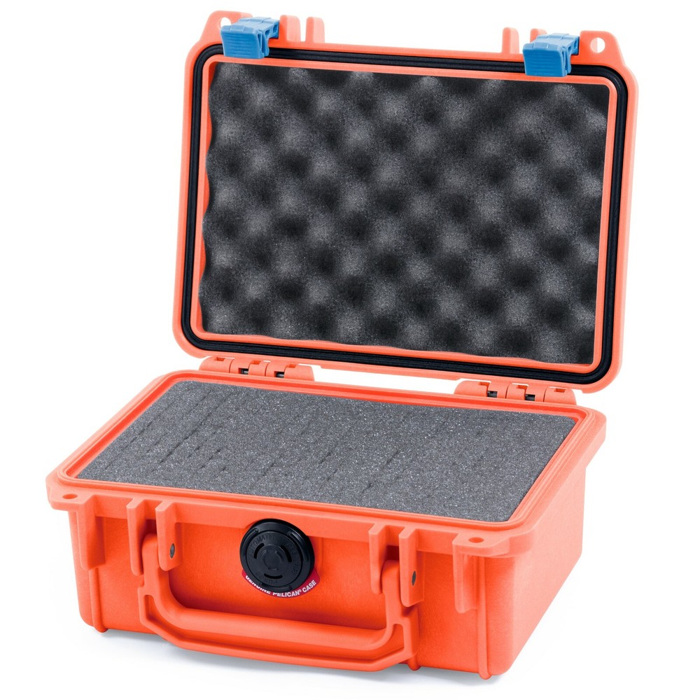 Orange & Blue Pelican 1120 case. With Foam