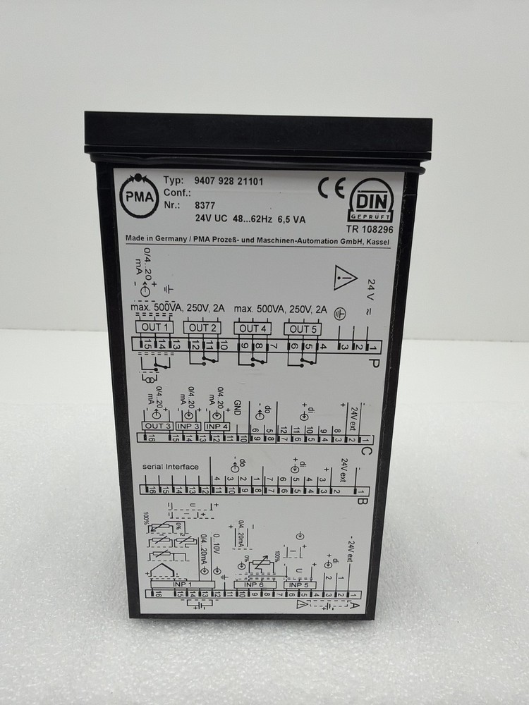 PMA / Philips 9407-928-21101 Temperature Process Controller KS94