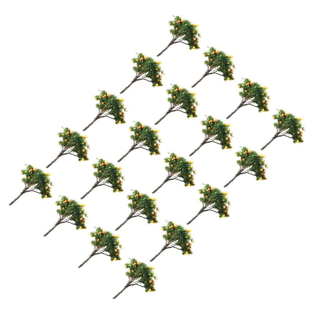 DIY Model Trees O Scale 20 Pcs Architecture Tree Orange Fruit Tree Model Replace