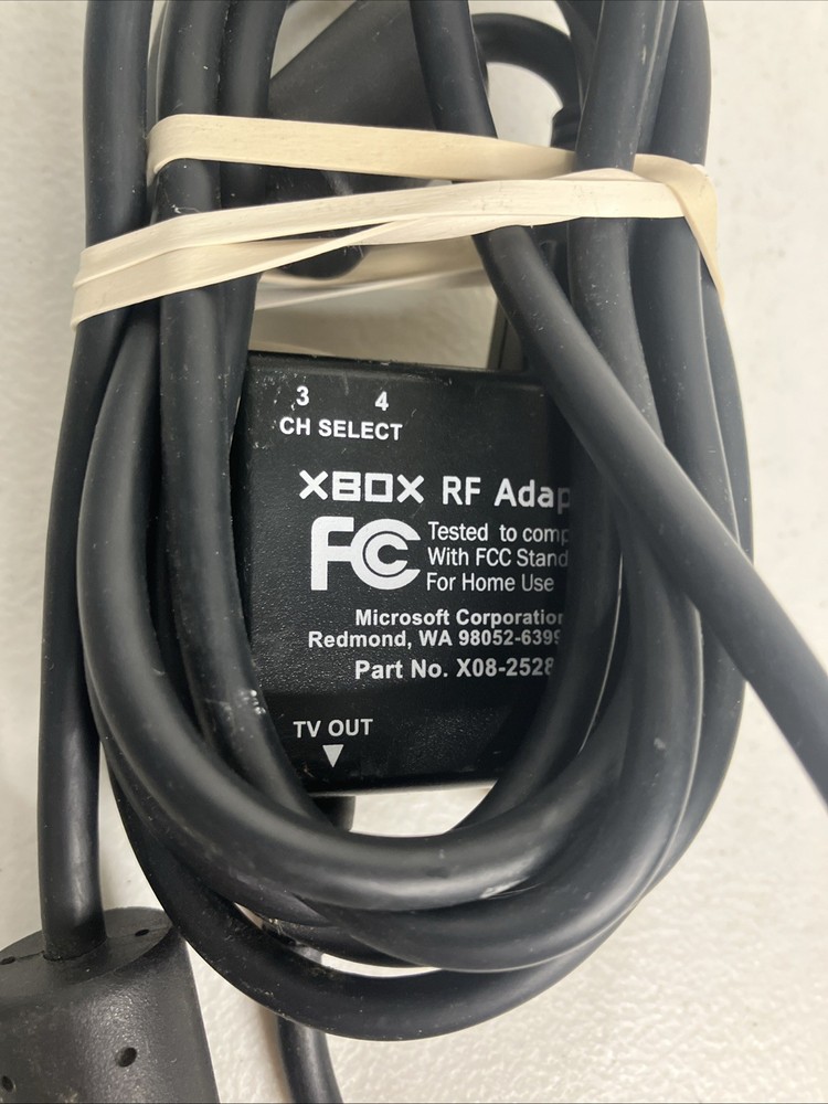 Original Microsoft Xbox RF Adapter