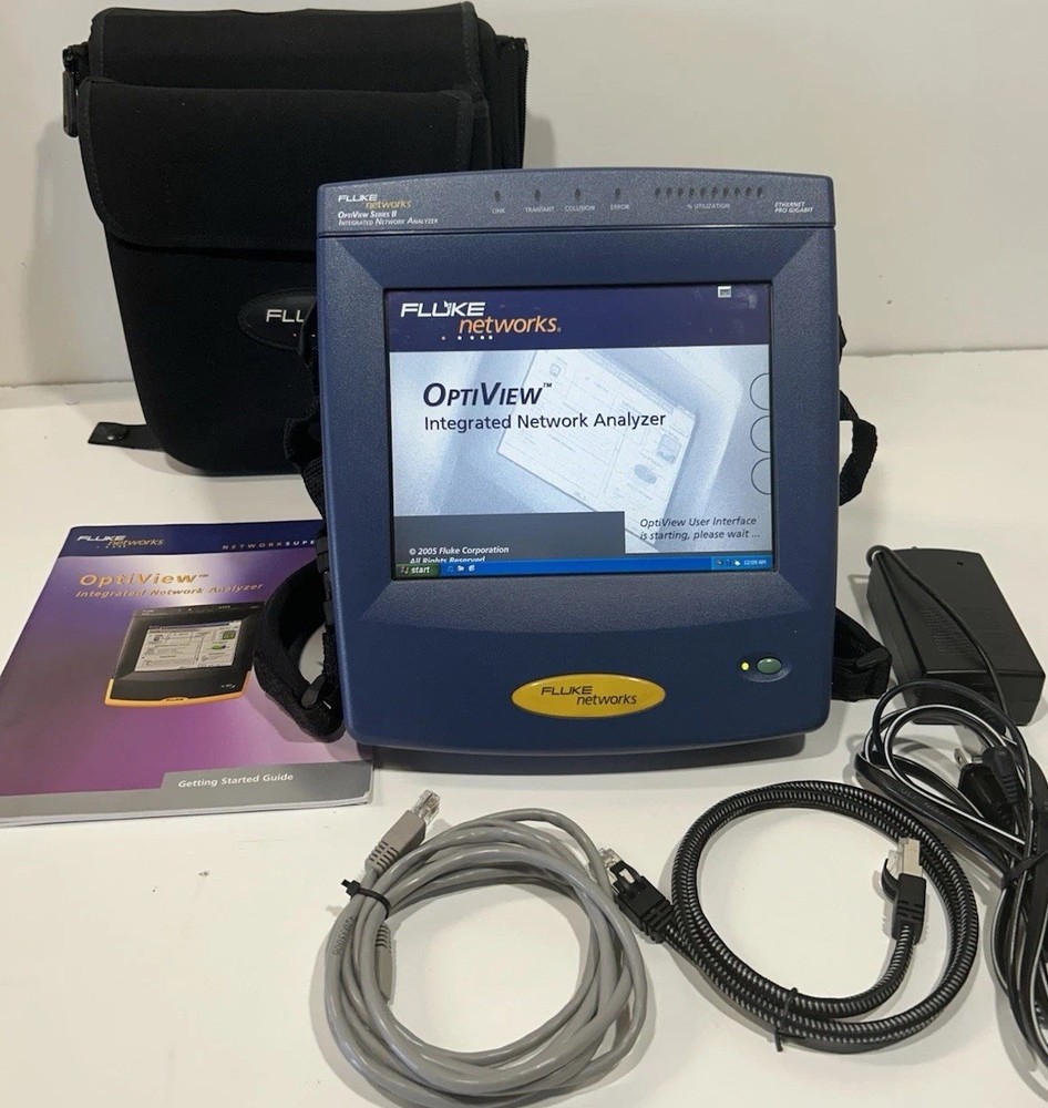 Fluke Network Optiview Series II Integrated Network Analyzer Excellent Condition