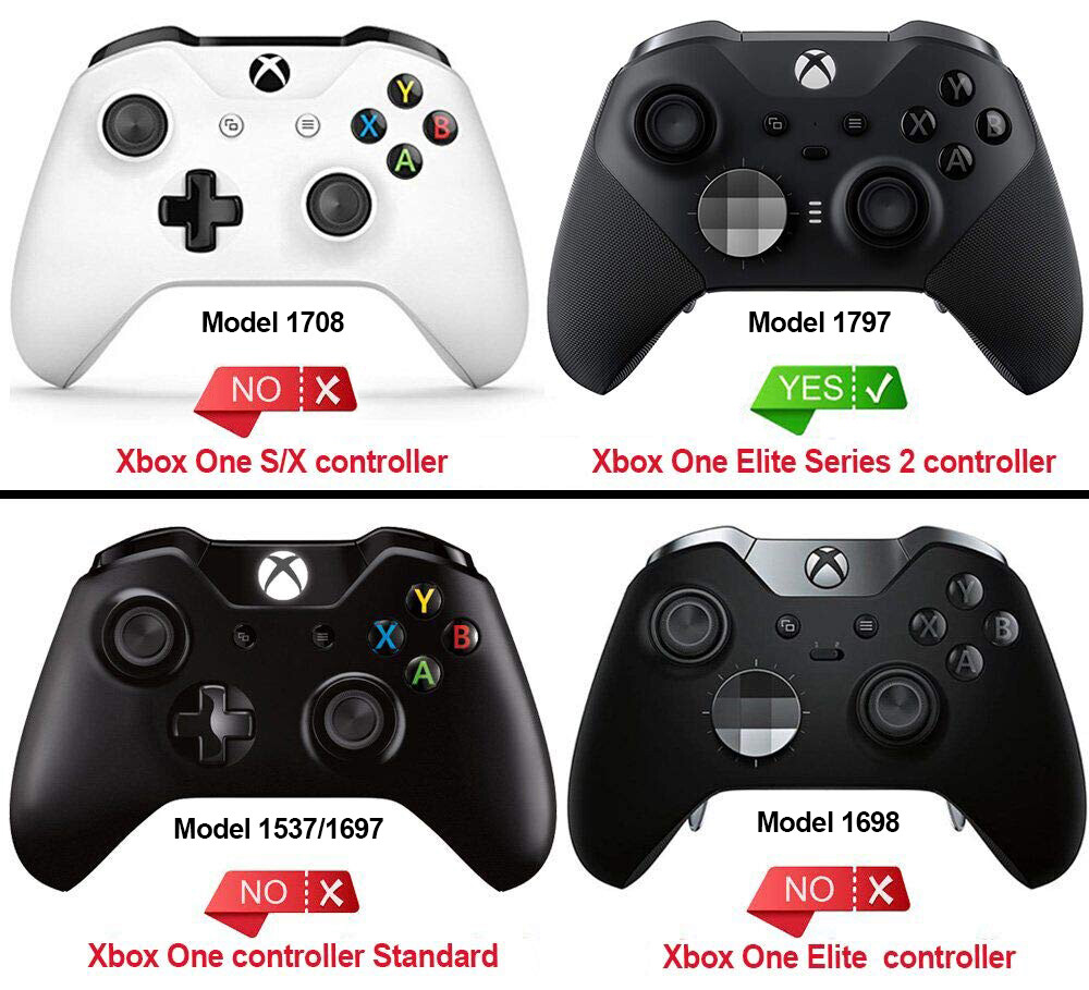 eXtremeRate Front Housing Shell Case Replacement Kit for Xbox One Elite Series 2